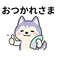 Energetic Husky: Sporty Days