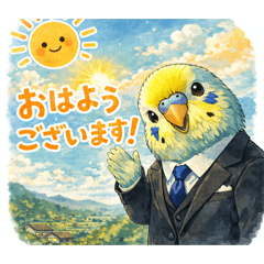 LOVE LOVE Budgerigar