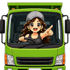 Tsumugi at Work: Dump Truck Girl