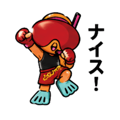 MARUICHI Thai sticker5 Muay Thai Ver.