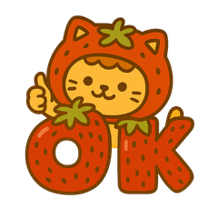 Berry Cat Daily Stickers