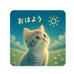 Soft & Cozy Cat Stickers | Cute Messages