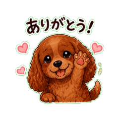 Cavalier Chako - Daily Chat Stickers