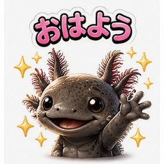 MomoAxolotl Daily Stickers