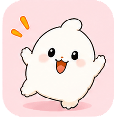 Fluffy Mochi - Cute Daily Stickers
