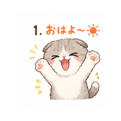Scottish Fold - Daily Chat Stickers
