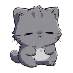 Round Gray Kitties