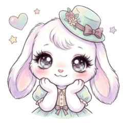 [Usahime] Greeting Stamp | No Text