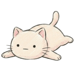 [Nadaneko] Greeting Stamp | No Text