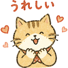 昭和复古可爱猫贴纸