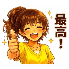 Hidamari Girl Daily Stickers