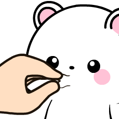Lovely White Bear 18 : Animated