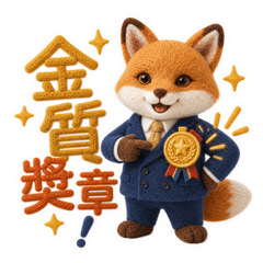 商務交流 金質獎章