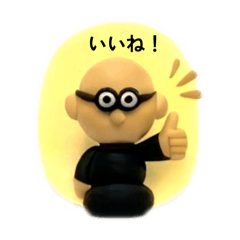 Simple Daily Clay Character Stickers
