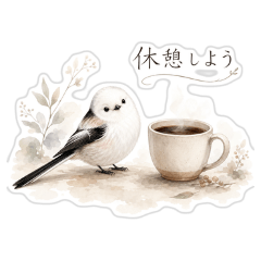 Chilled-out Shimaenaga Greetings (Bulk)