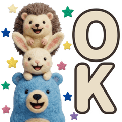 Fluffy Bear & Forest Friends