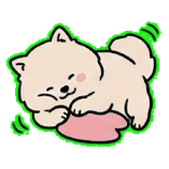 Doodle Samoyed: Spring Snuggles