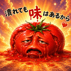 Tough Veggies with Heart Stickers