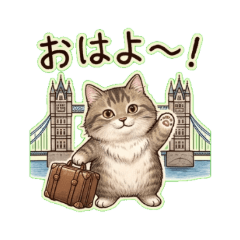 A cat living in the UK
