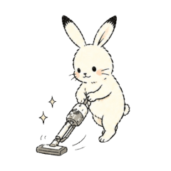 Laid-back animals to clean