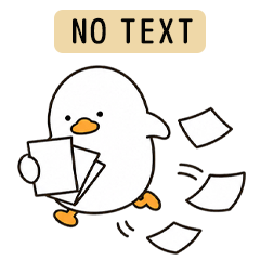 Chill Duck 職場禮貌日常1 無文字
