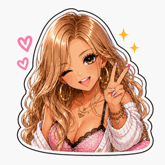 Glam Gyaru Daily Stickers