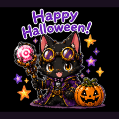 Bonbon Tamer Halloween Stickers