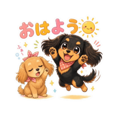 Hinano & Rin Daily Stickers