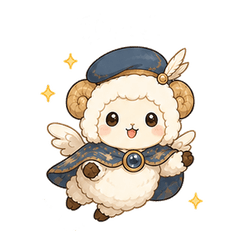 Fluffy Angel Sheep