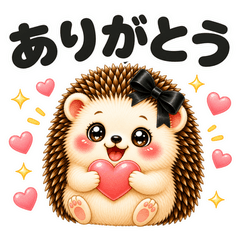 Daily & Fandom! Black Ribbon Hedgehog