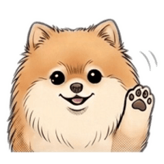 Fluffy Pomeranian 1: No Text