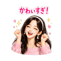 K-Girl Stickers - Cute & Trendy 24pcs