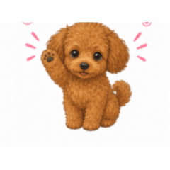 Kawaii Fluffy Dog Stickers100