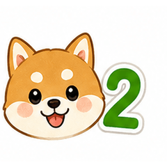 Cute Shiba Inu Stickers Vol.2 JP