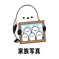 Always Useful! Cute Bird Family Stickers