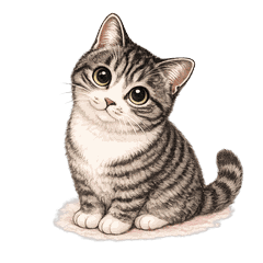 Sweet Kitten Stickers for Everyday Chat