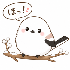 Little bird Shima Enaga Stickers
