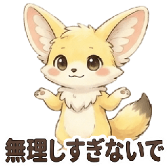Quiet Support Fennec | Daily Stickers 26