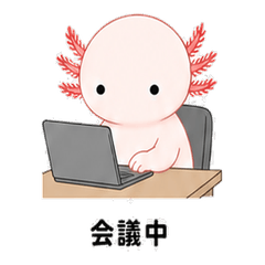Always Useful! Axolotl Work Stickers