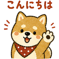 昭和复古可爱狗狗贴纸