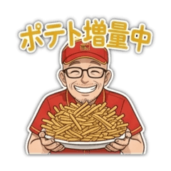 A bald man who works at a fast food rest