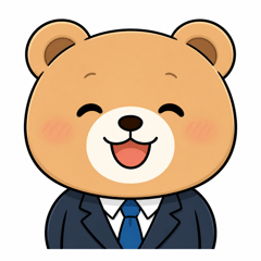 Business Bear Stickers for Work Replies
