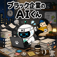 AI-kun at the Overworking Company