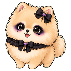 Cute Yami Makeup Pomeranian