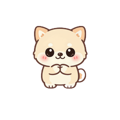 Soft & Sweet Puppy Stickers 1 JP