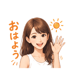 Stylish Girl's Daily Chat Stickers