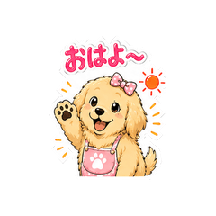 Fluffy Golden Retriever Wife Daily Life