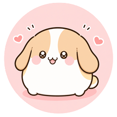 Maru Maru Mochi Fluffy Puppy