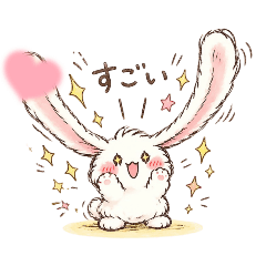 Long-Eared Chaos Bunny Doodle