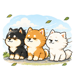 超可愛柴犬夥伴貼圖2